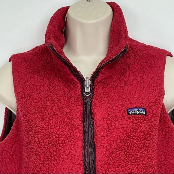 Patagonia Los Lobos burgundy reversible vest - Picture 2 of 16